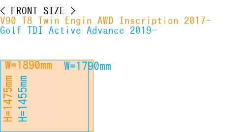 #V90 T8 Twin Engin AWD Inscription 2017- + Golf TDI Active Advance 2019-